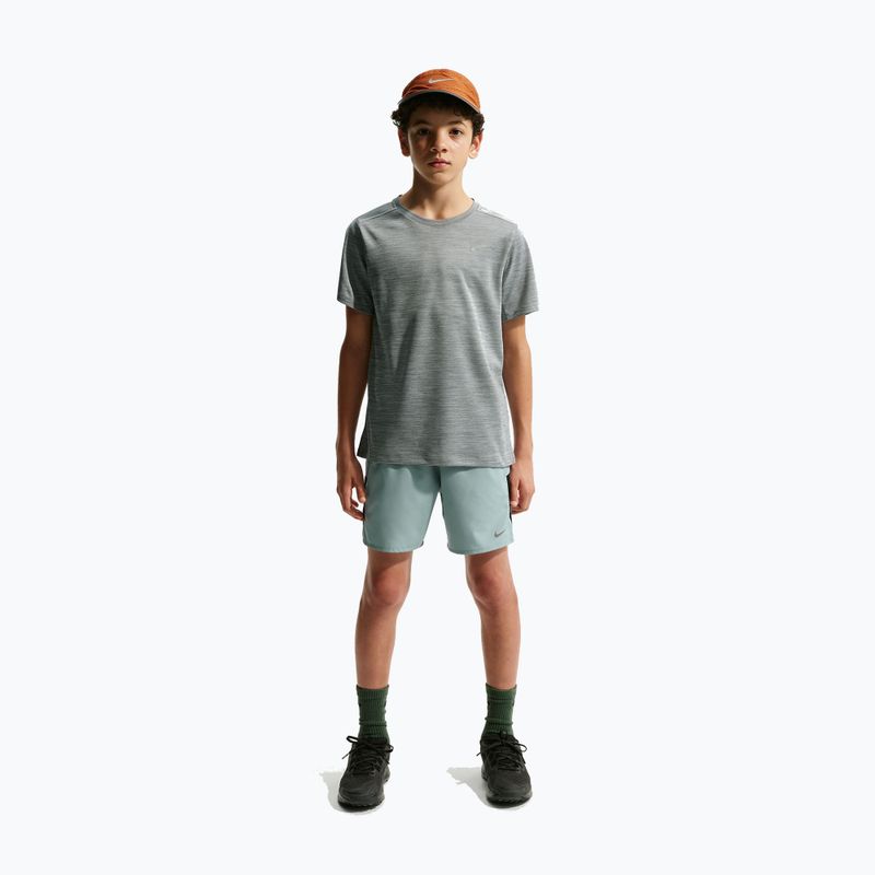 Maglietta per bambini Nike Miler smoke grey/heather 3