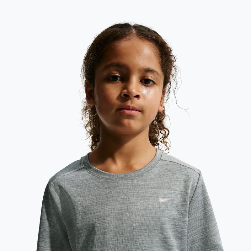 Maglietta per bambini Nike Miler smoke grey/heather 7