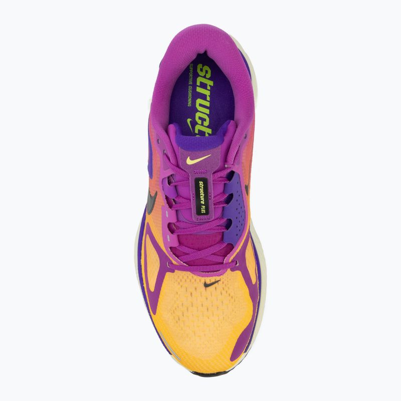 Scarpe da running uomo Nike Structure Plus hyper violet/citron pulse/black 5