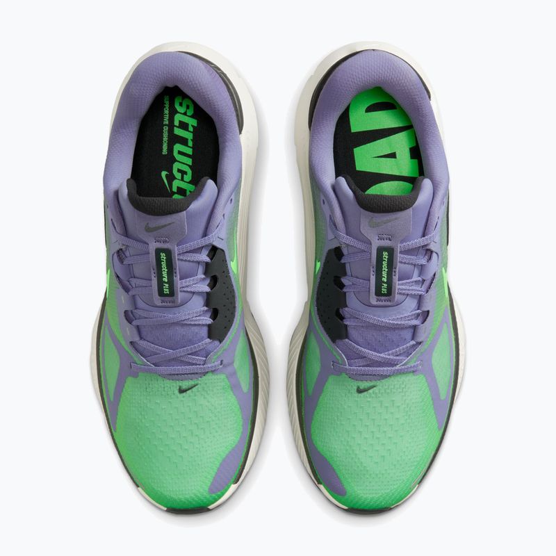 Scarpe da running uomo Nike Structure Plus iron purple/off black-sail/voltage green 7