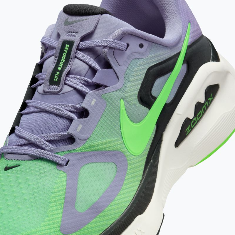 Scarpe da running uomo Nike Structure Plus iron purple/off black-sail/voltage green 8