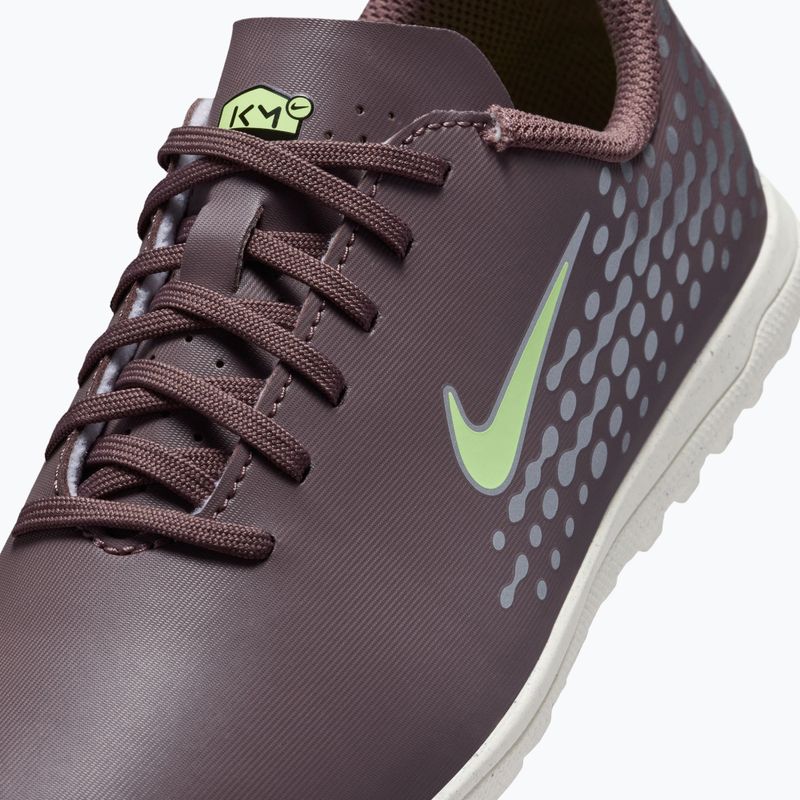 Scarpe da calcio junior Nike Vapor 16 Club Kylian Mbappe Jr TF plum eclipse/metallic silver 5