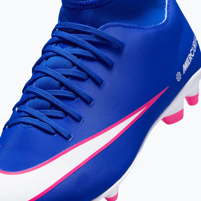 Scarpe da calcio junior Nike Mercurial Superfly 10 Club FG/MG racer blue/white 8