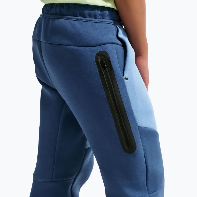 Pantaloni per bambini Nike Sportswear Tech Fleece mystic navy/work blue/black/black 5