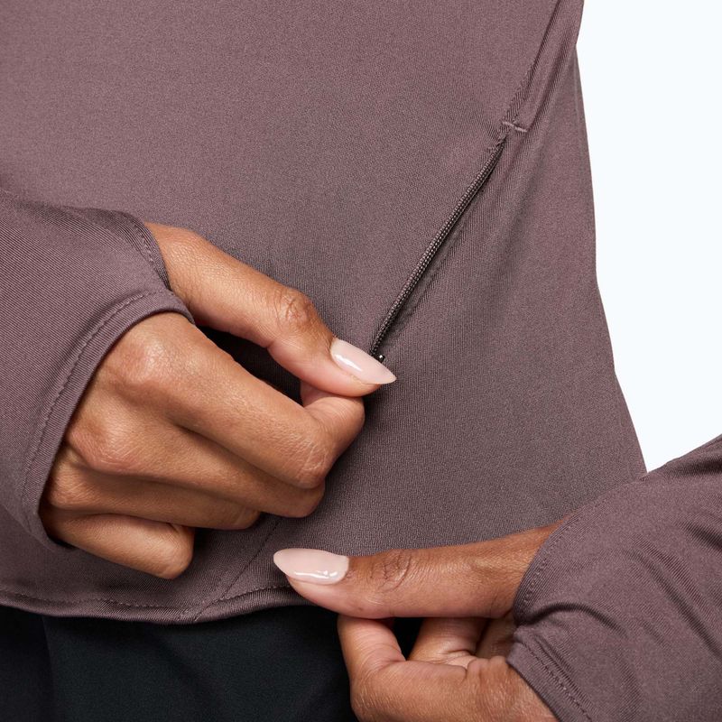 Maglia running donna a manica lunga Nike Swift Dri-Fit UV 1/4-Zip tattoo 3