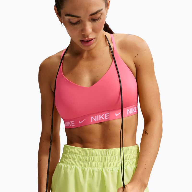 Reggiseno sportivo Nike Dri-Fit Indy Light Support sea coral/sea coral/white 2