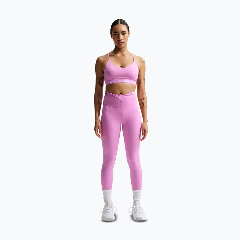 Reggiseno sportivo Nike Dri-Fit Indy Light Support light magenta/light magenta/white 2