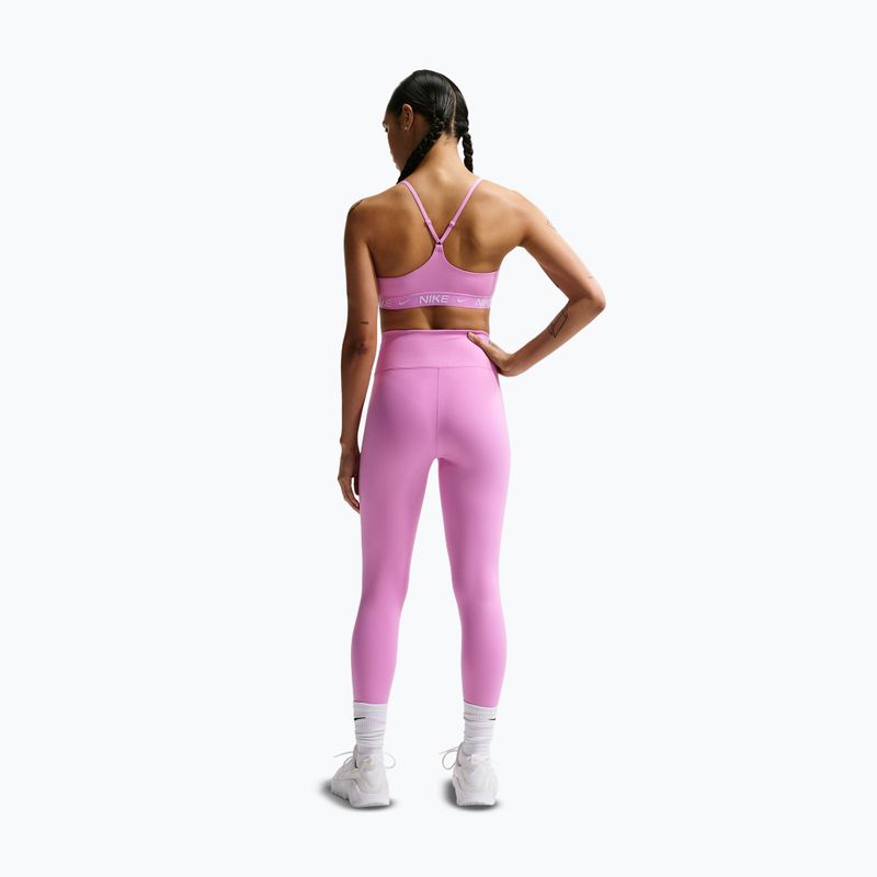 Reggiseno sportivo Nike Dri-Fit Indy Light Support light magenta/light magenta/white 3
