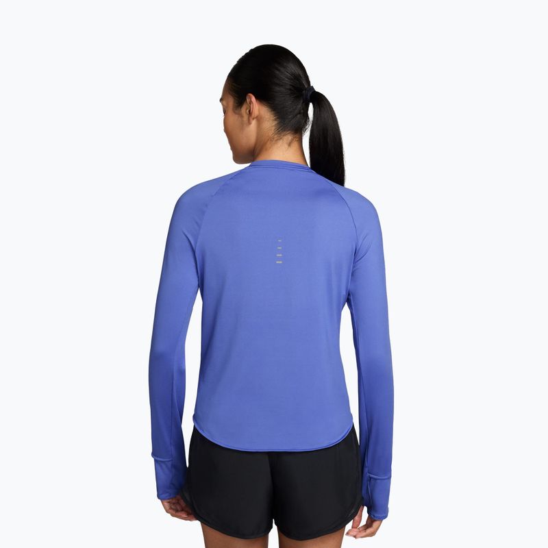 Longsleeve do biegania damski Nike Swift Dri-Fit UV sapphire 2