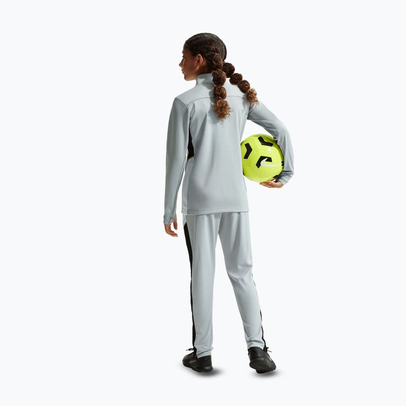 Pantaloni da bambino Nike Academy Dri-Fit Jr light smoke grey/white/black/metallic gold 4