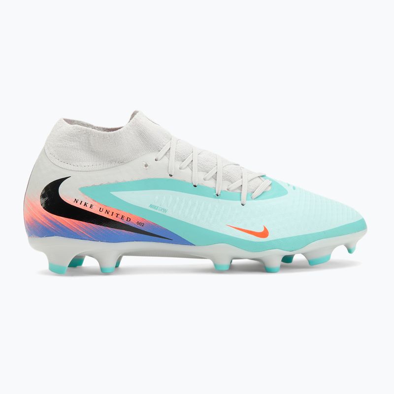 Scarpe da calcio uomo Nike United Phantom 6 High Academy FG/MG pistachio frost/hyper orange 2