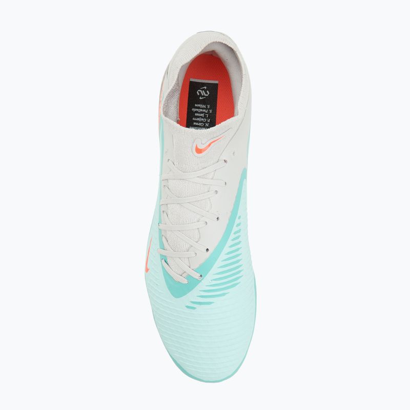 Scarpe da calcio uomo Nike United Phantom 6 High Academy FG/MG pistachio frost/hyper orange 5