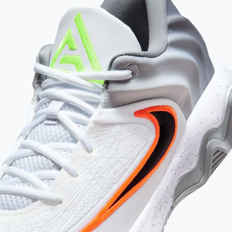 Scarpe da basket uomo Nike Giannis Immortality 4 white/volt/wolf grey/black 7