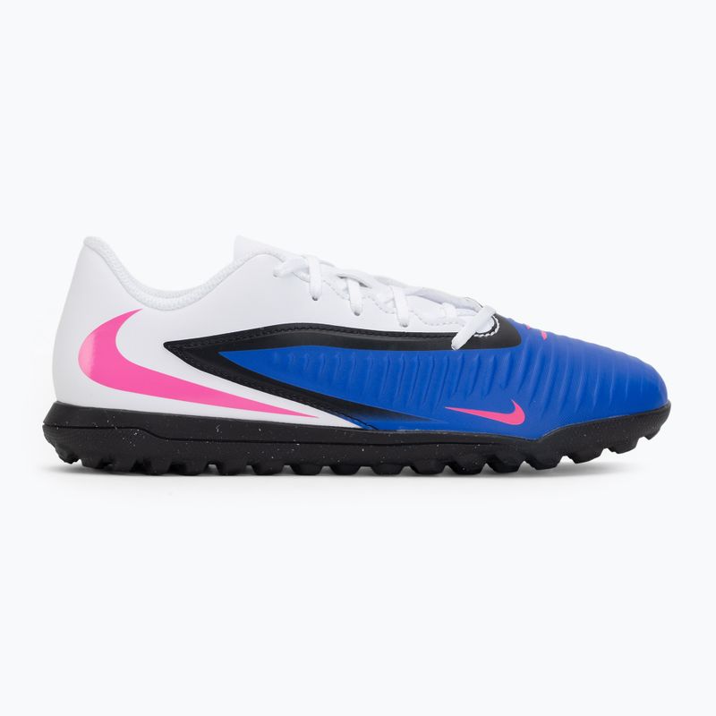 Scarpe da calcio uomo Nike Phantom 6 Low Club TF racer blue/white/pink blast 2