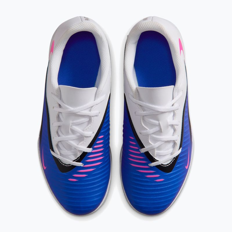 Scarpe da calcio junior Nike Jr. Phantom 6 Low Club IN racer blue/white/pink blast 13