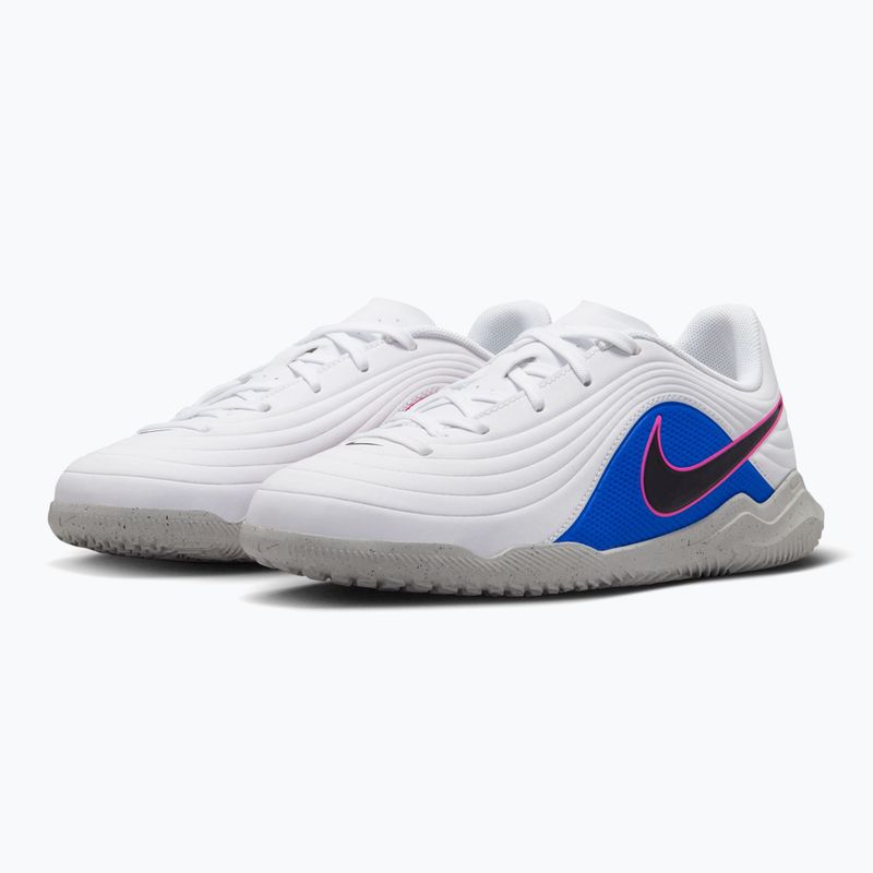 Scarpe da calcio junior Nike Tiempo Maestro Club Jr IC white/racer blue/pink blast/black 3