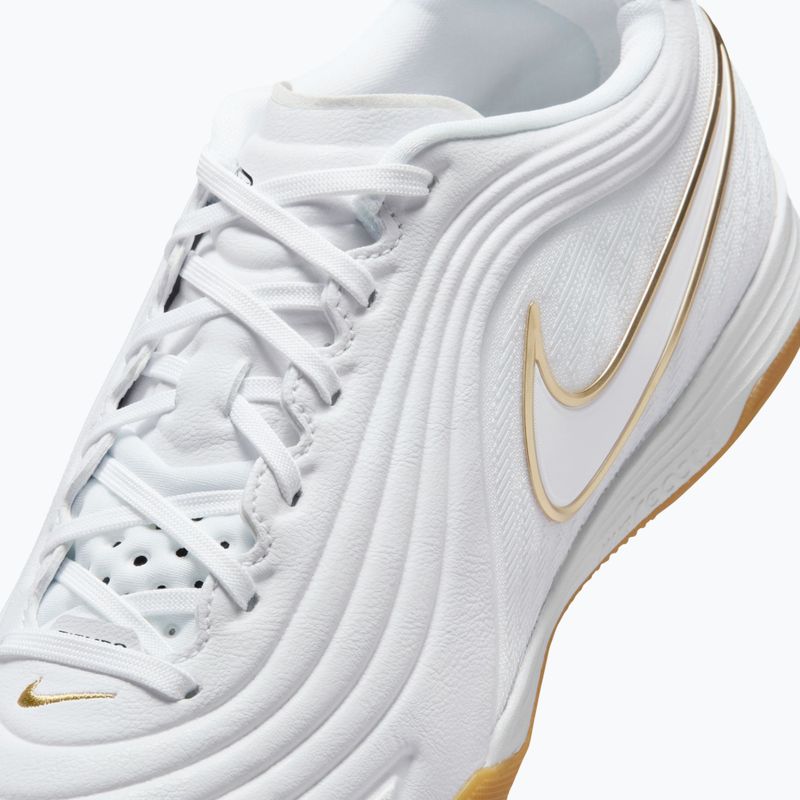 Scarpe da calcio uomo Nike Tiempo Reactgato IC white/metallic gold 8
