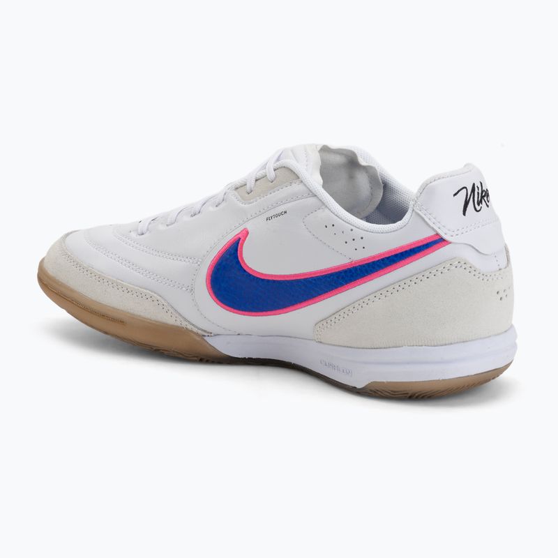 Scarpe da calcio uomo Nike Streetgato white/pink blast/racer blue 3