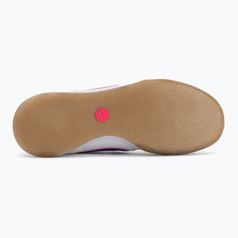 Scarpe da calcio uomo Nike Streetgato white/pink blast/racer blue 4