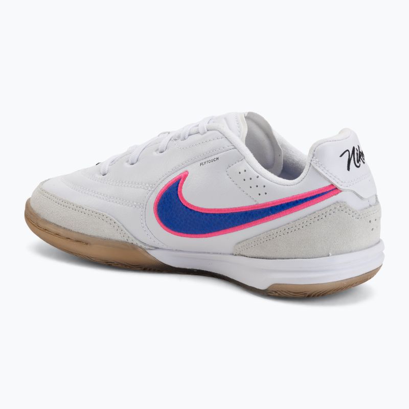 Scarpe da calcio junior Nike Tiempo Streetgato Jr white/pink blast/racer blue 3