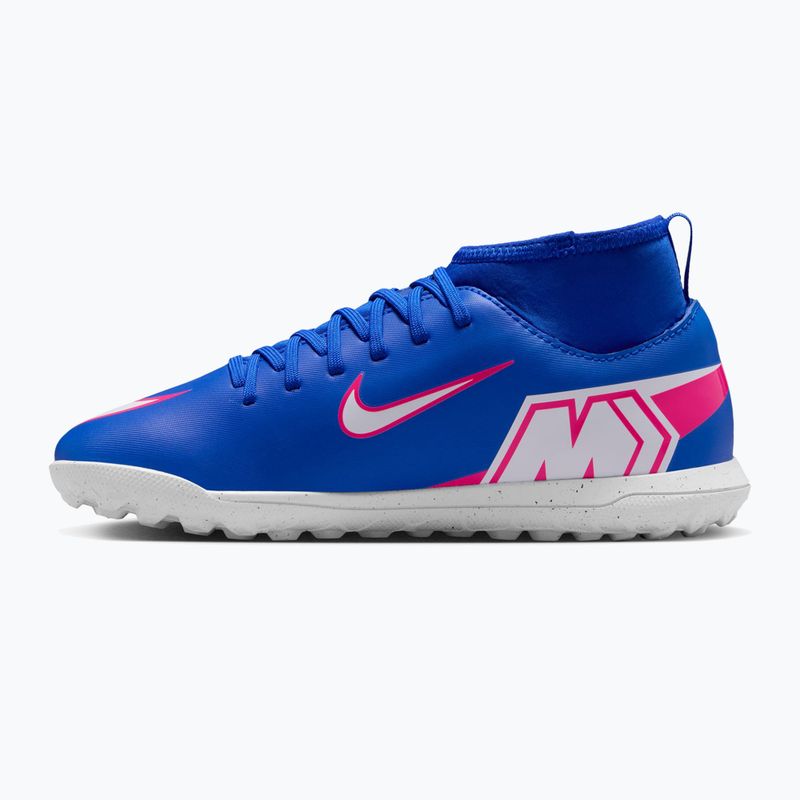 Scarpe da calcio junior Nike Mercurial Superfly 10 Club TF racer blue/white 9