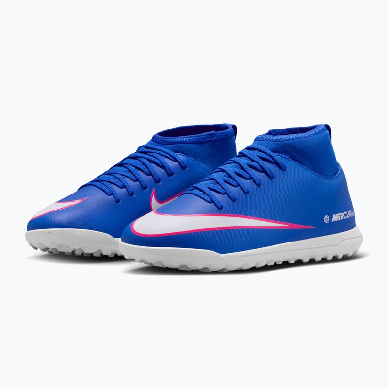 Scarpe da calcio junior Nike Mercurial Superfly 10 Club TF racer blue/white 10