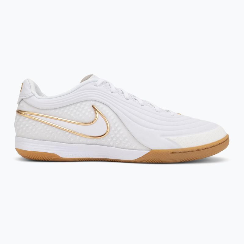 Scarpe da calcio uomo Nike Tiempo Reactgato IC white/metallic gold 2