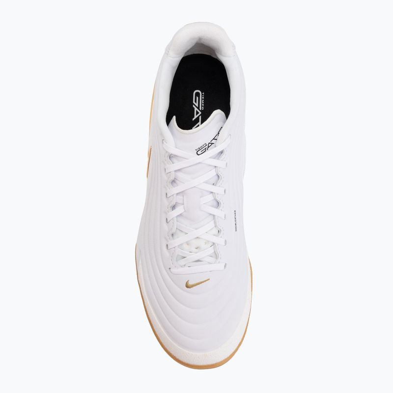 Scarpe da calcio uomo Nike Tiempo Reactgato IC white/metallic gold 5
