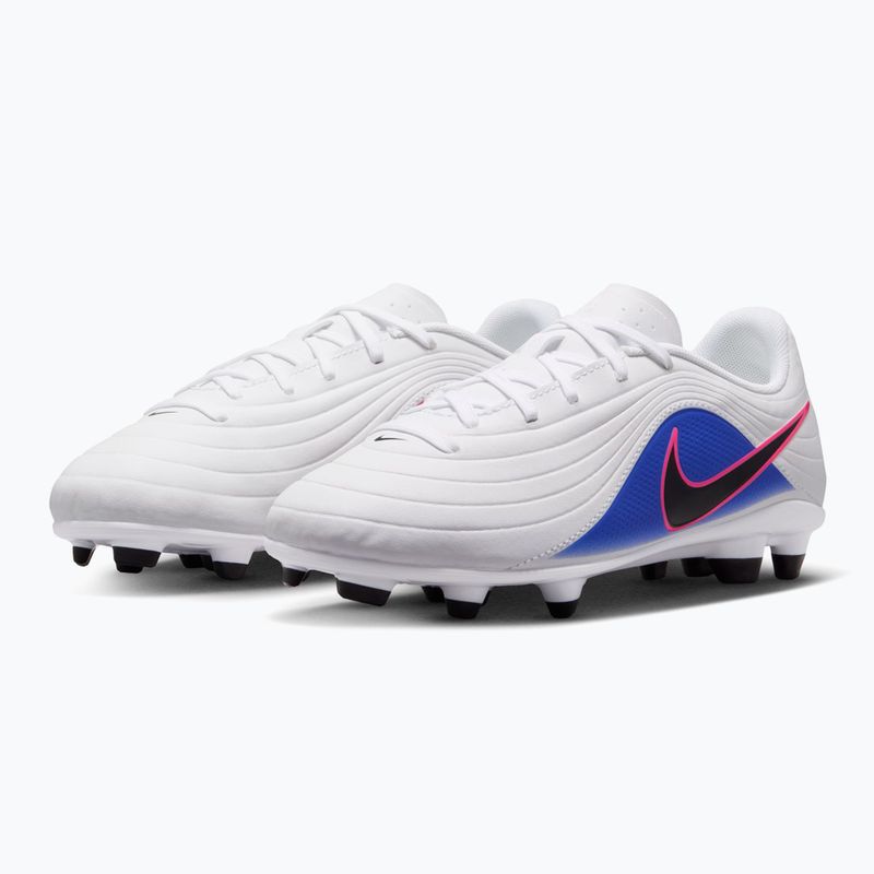 Scarpe da calcio junior Nike Tiempo Maestro Club Jr FG/MG white/racer blue/pink blast/black 10