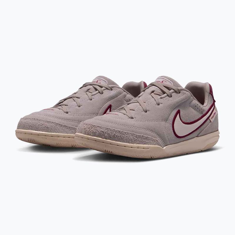 Scarpe da calcio junior Nike Tiempo Streetgato Premium Jr moon particle/team red/chalk 3