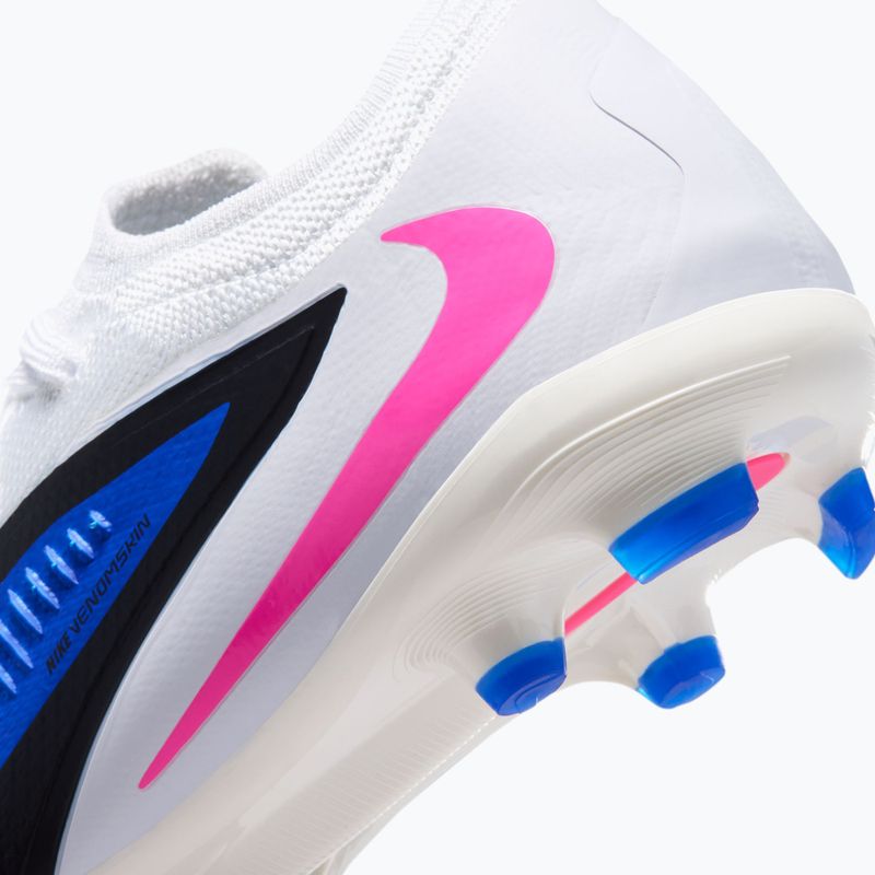 Scarpe da calcio junior Nike Phantom 6 Low Pro FG/MG racer blue/white/pink blast 10