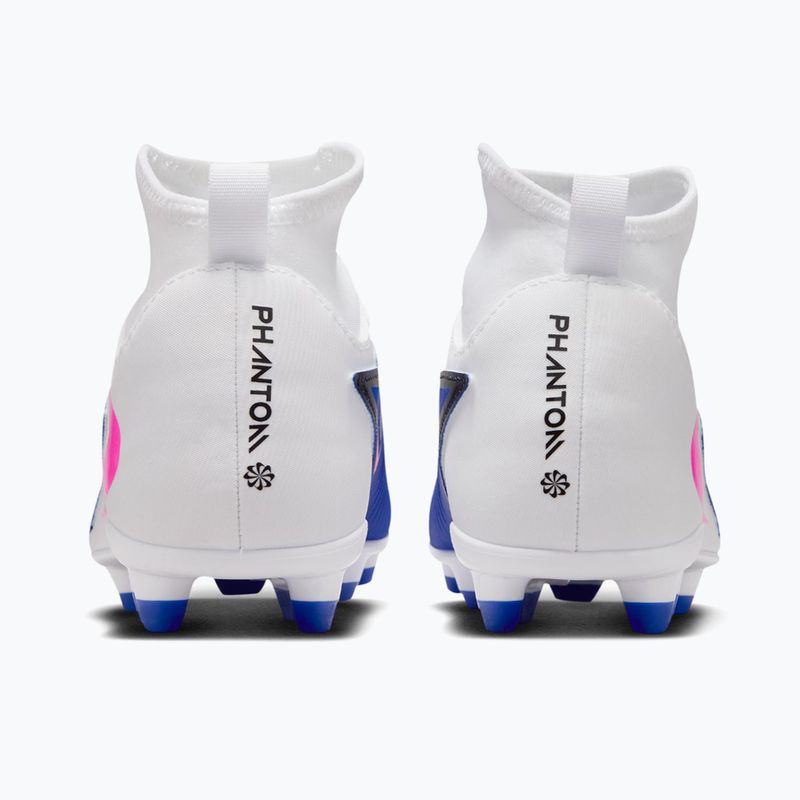 Scarpe da calcio junior Nike Phantom 6 High Club FG/MG racer blue/white/pink blast 11