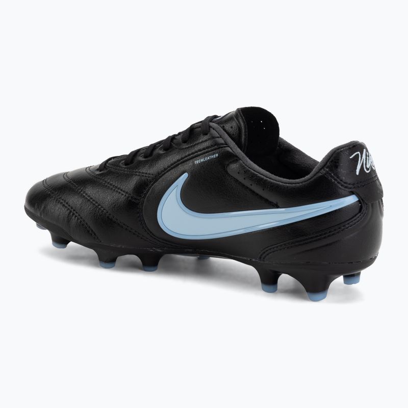 Scarpe da calcio uomo Nike Tiempo Ligera Pro FG black/ice blue/obsidian 3
