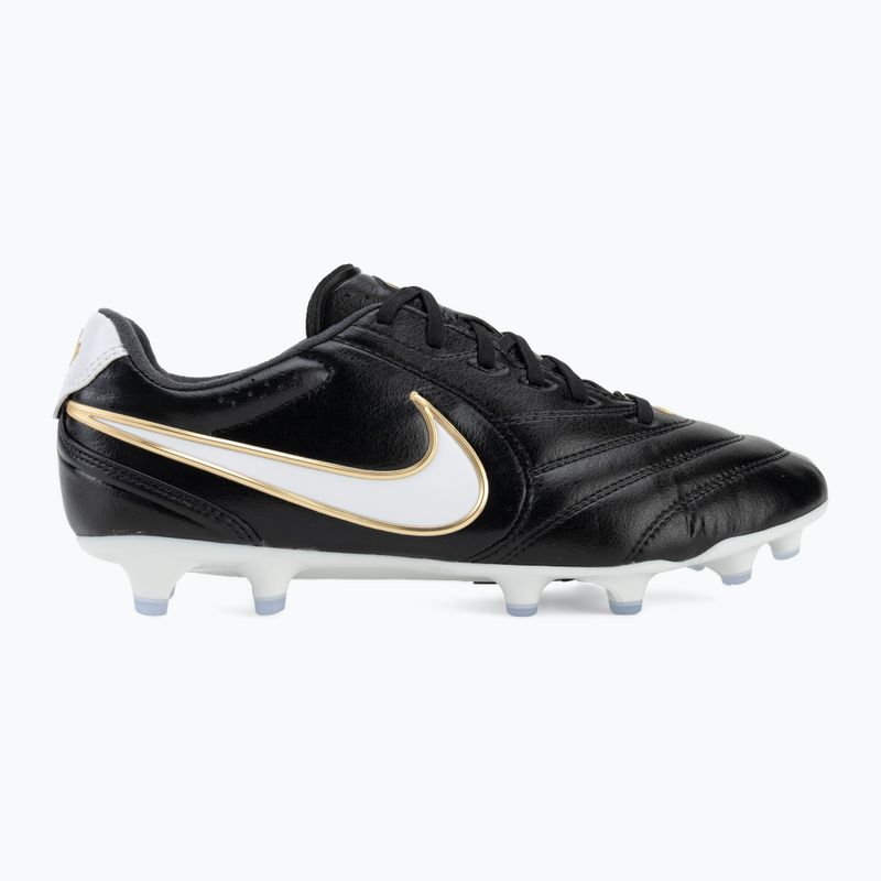Scarpe da calcio uomo Nike Tiempo Ligera Pro FG black/white 2