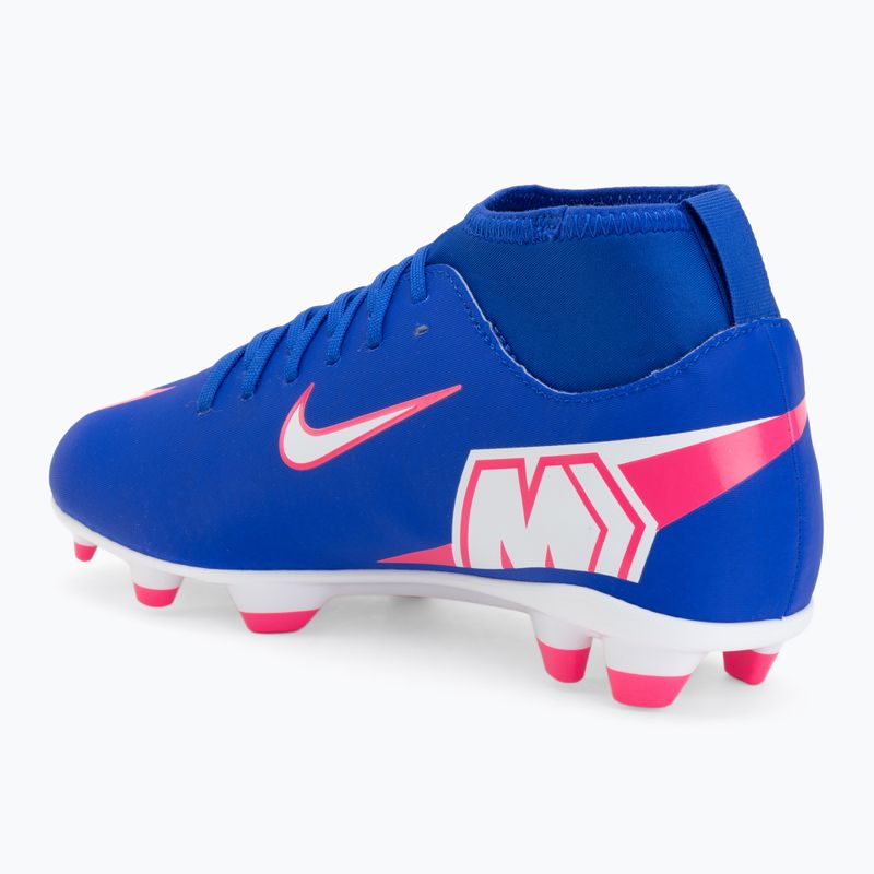 Scarpe da calcio junior Nike Mercurial Superfly 10 Club FG/MG racer blue/white 3