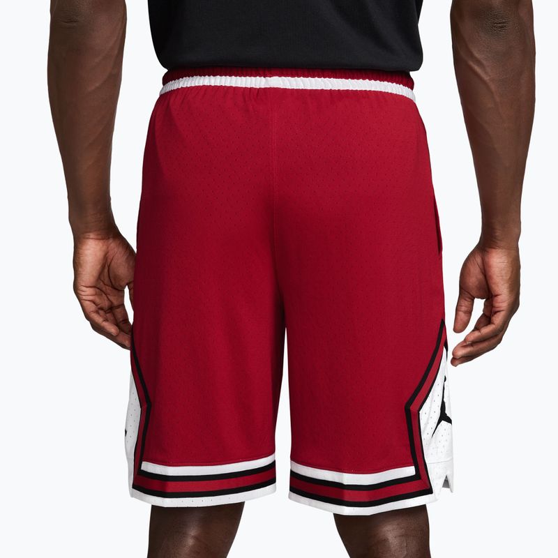 Pantaloncini da basket da uomo Jordan Sport Dri-FIT 9" Diamond gym red/white/gym red 2