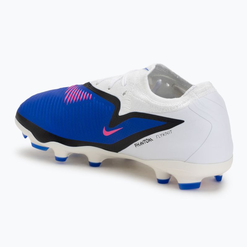 Scarpe da calcio junior Nike Phantom 6 Low Pro FG/MG racer blue/white/pink blast 3