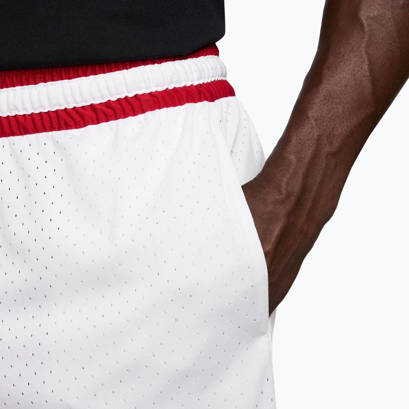 Pantaloncini da basket uomo Nike Jordan Sport Dri-FIT 9" Diamond white/gym red/white 4