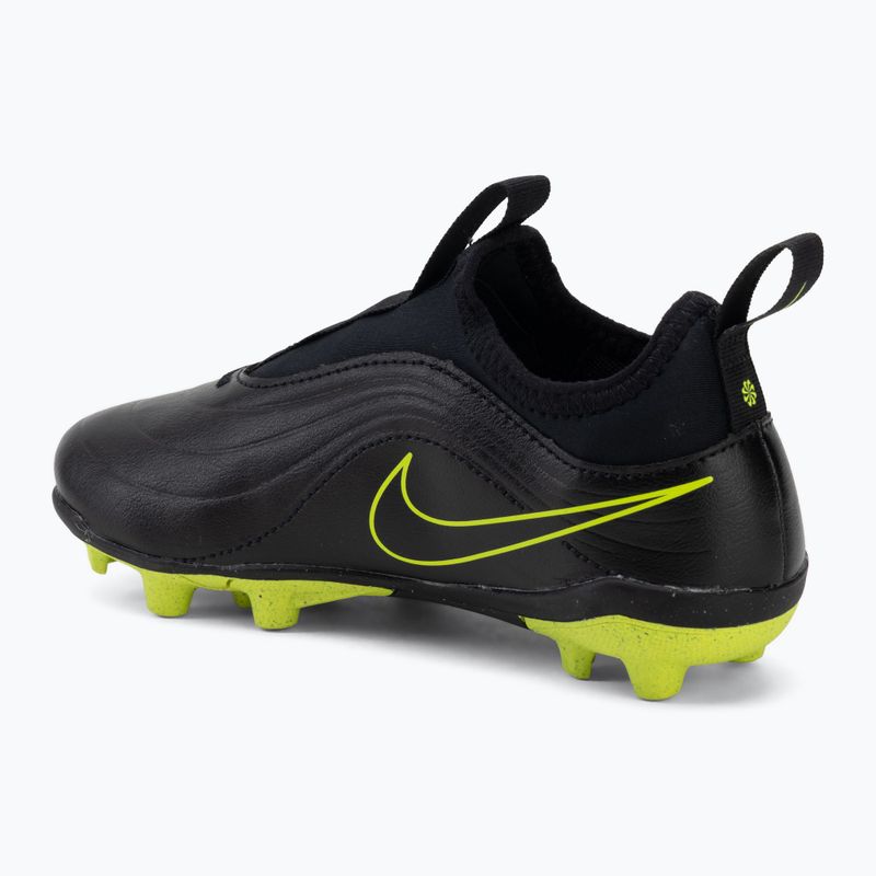 Scarpe da calcio junior Nike Tiempo Maestro Flex Jr FG/MG PS black/volt/black 3