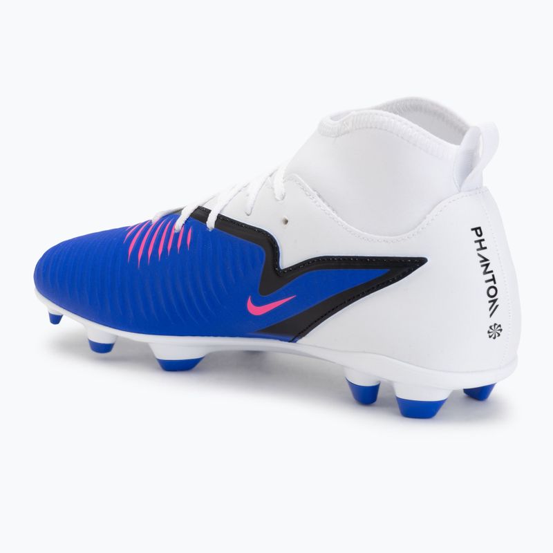 Scarpe da calcio uomo Nike Phantom 6 High Club FG/MG racer blue/white/pink blast 3