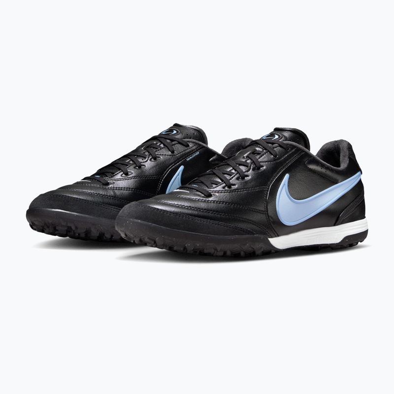 Scarpe da calcio uomo Nike Tiempo Ligera Pro TF black/ice blue/obsidian 10