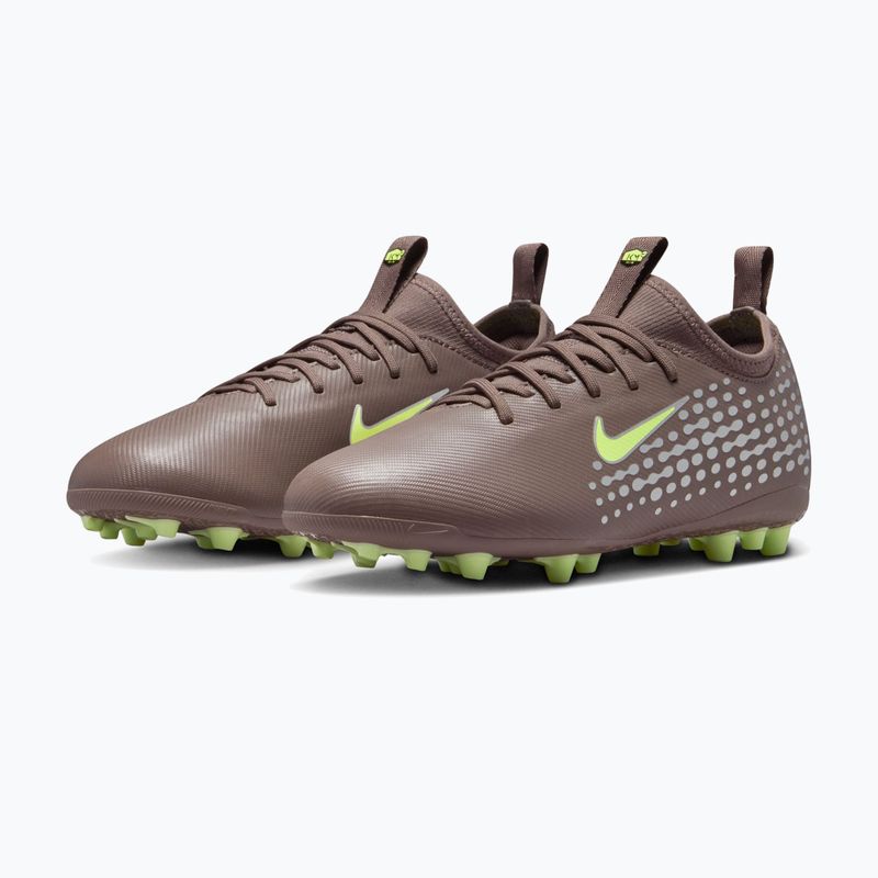 Scarpe da calcio junior Nike Zoom Vapor 16 Academy Kylian Mbappe Jr AG plum eclipse/metallic silver 3