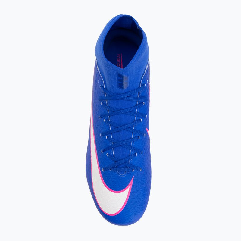 Scarpe da calcio uomo Nike Mercurial Superfly 10 Academy FG/MG racer blue/white 5