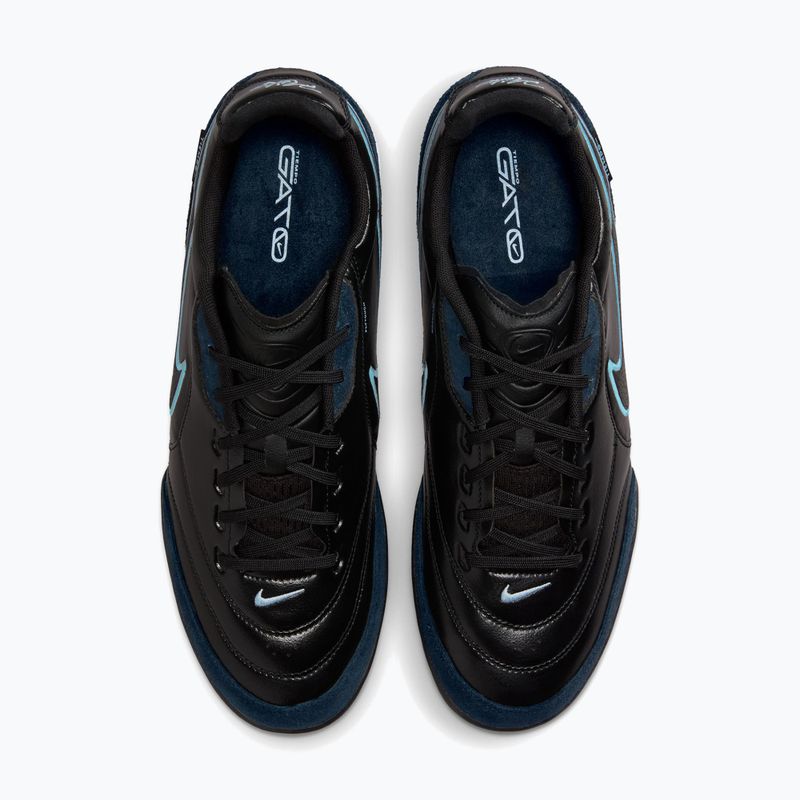 Scarpe da calcio uomo Nike Streetgato black/ice blue/obsidian 5