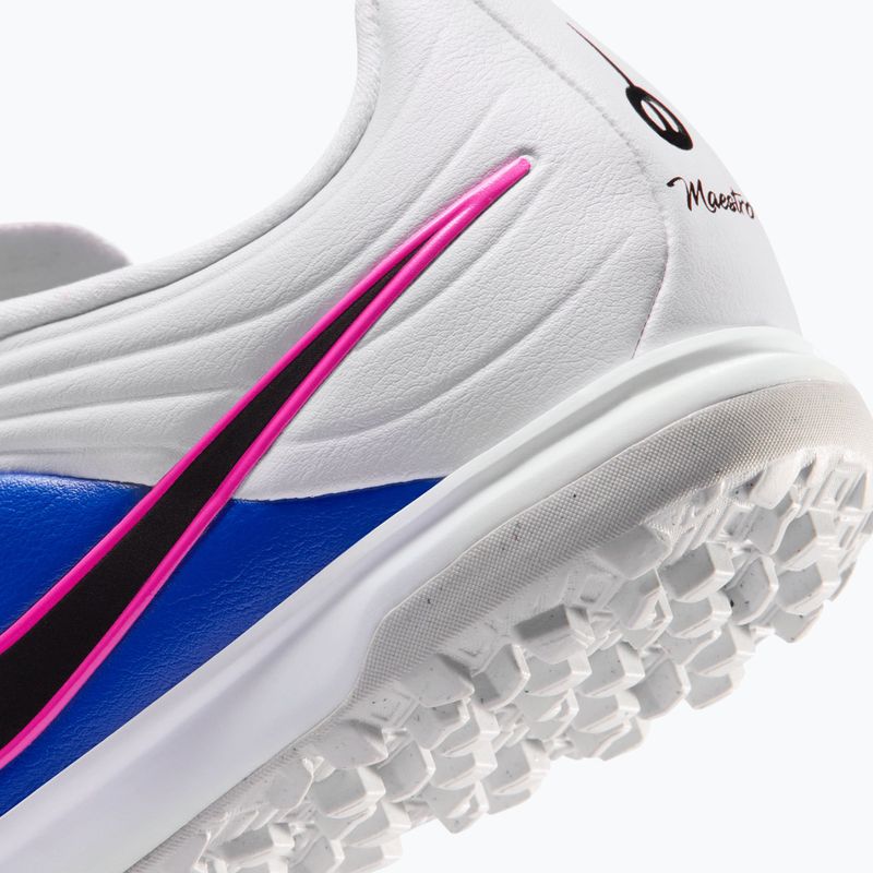 Scarpe da calcio junior Nike Tiempo Maestro Academy Jr TF white/racer blue/pink blast/black 9