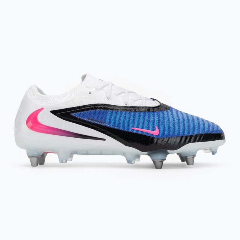 Scarpe da calcio uomo Nike Phantom 6 Low Elite SG-Pro racer blue/white/pink blast 2