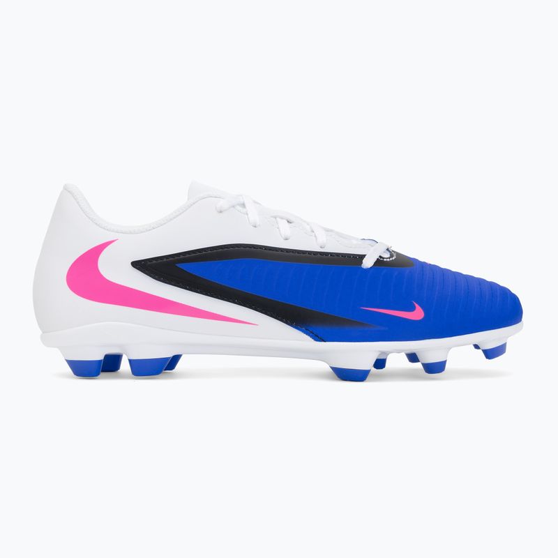 Scarpe da calcio uomo Nike Phantom 6 Low Club FG/MG racer blue/white/pink blast 2