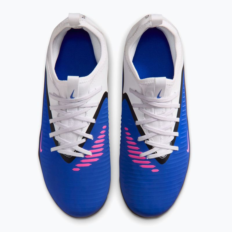 Scarpe da calcio junior Nike Phantom 6 Low Academy FG/MG Jr racer blue/white/pink blast 8