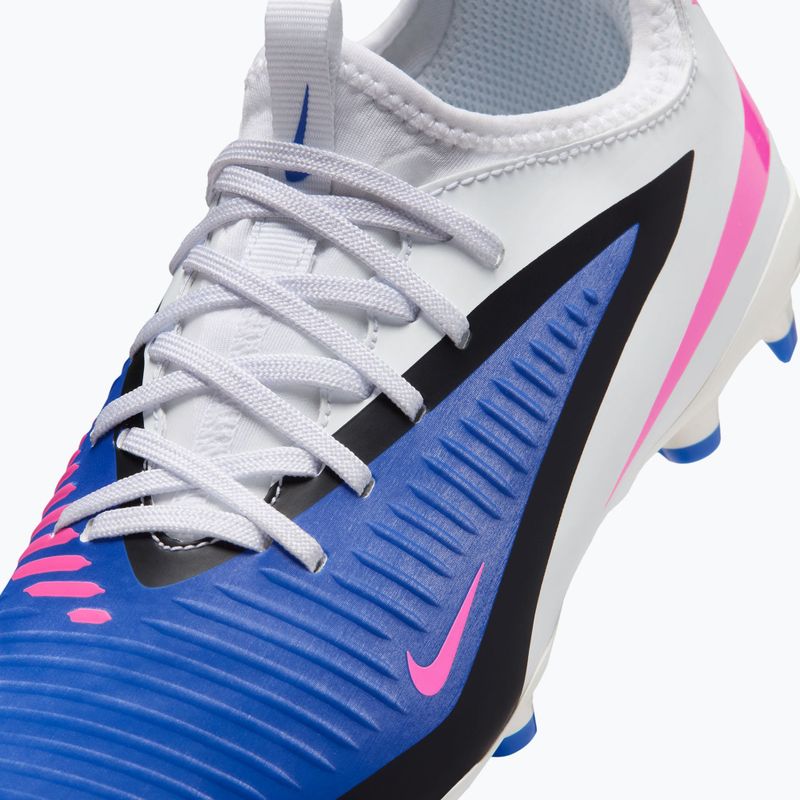 Scarpe da calcio junior Nike Phantom 6 Low Academy FG/MG Jr racer blue/white/pink blast 9