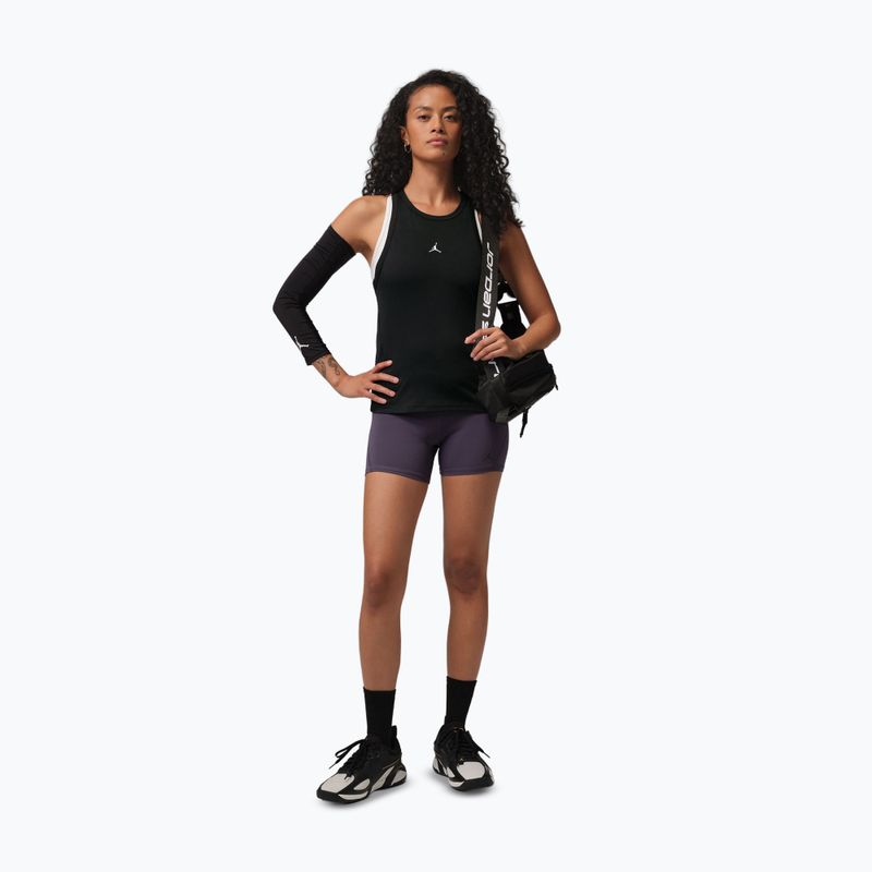Maglietta da donna Jordan Sport Essentials Dri-Fit Sleeveless Top nero/bianco 2